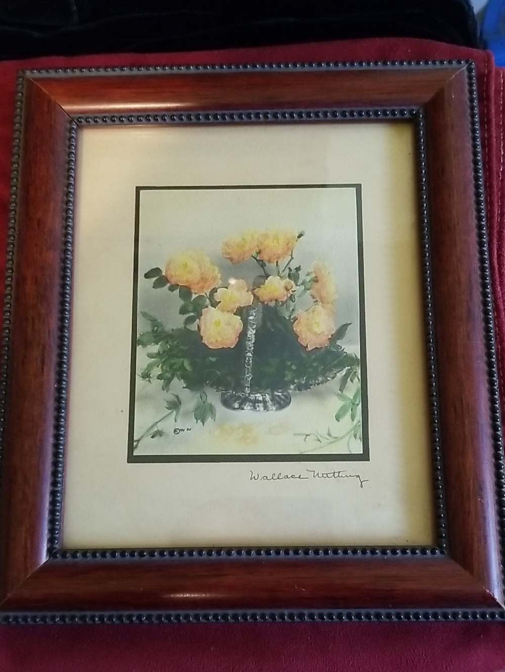 Wallace Nutting Colorized Floral